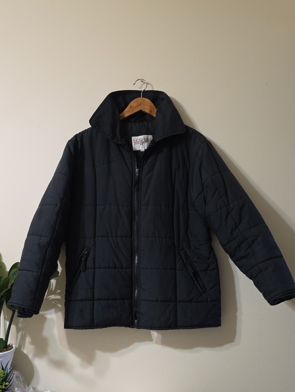 Vintage Northern Spirit For THE BAY Quilted Zip Up Puffer Jacket - 14/16 (PTP